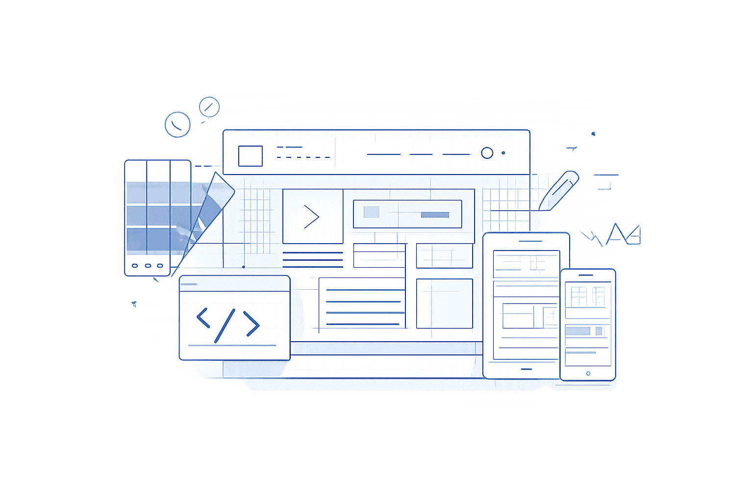 web designing service for modern business websites